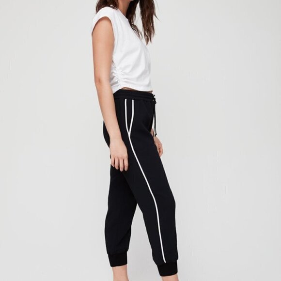 Aritzia Wilfred Buffon Black Jogger Pants Sz XS - Picture 2 of 8